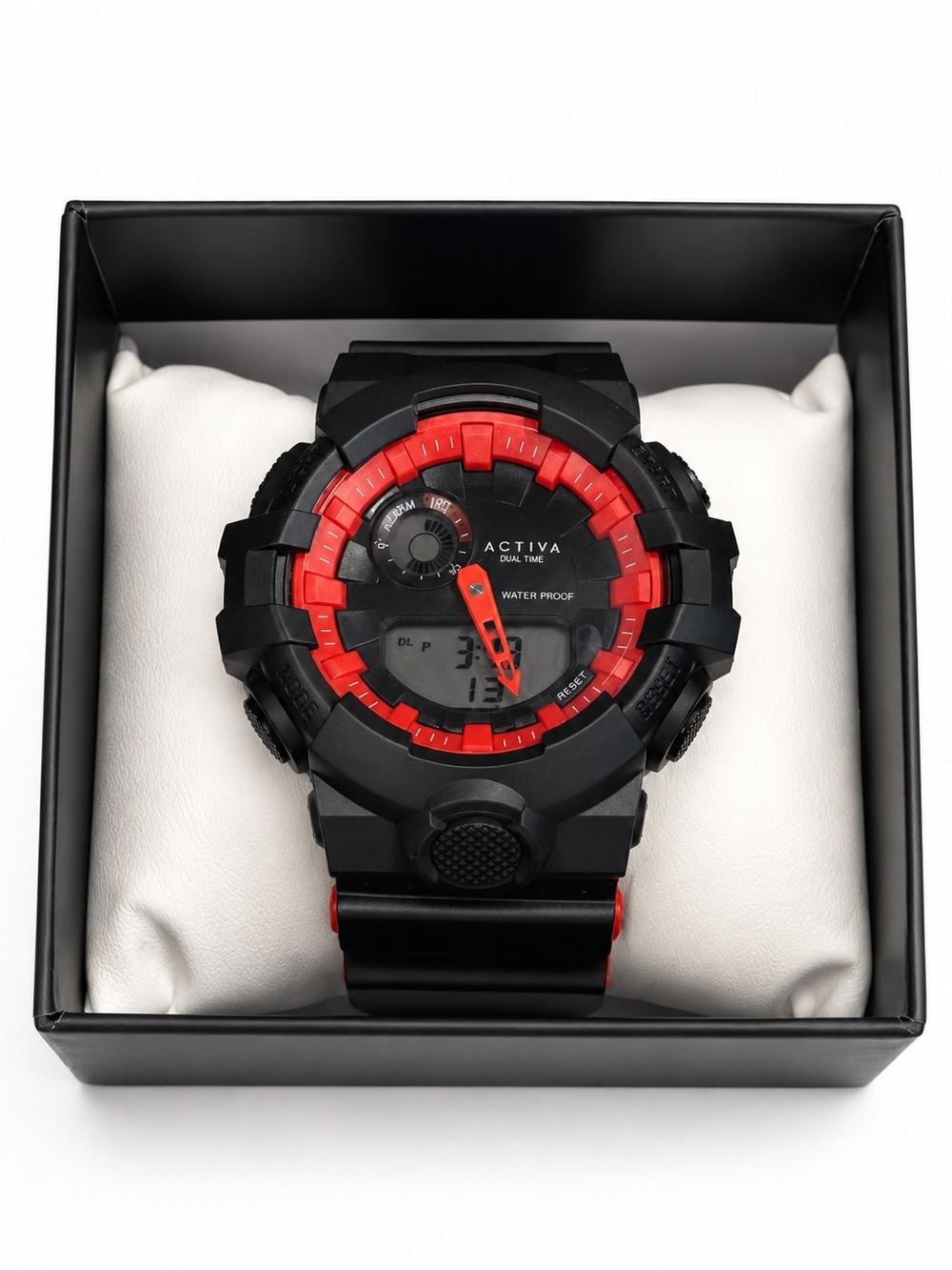 Activa X Invicta Digital Unisex Watch in black and red. Model ACW530-001